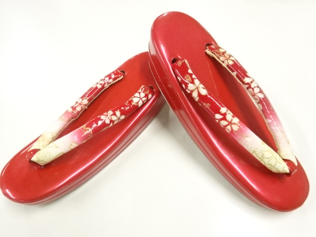 JAPANESE KIMONO / JAPANESE-STYLE ZORI (SIZE M)